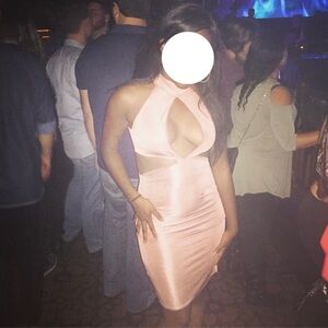 Elegant Blush Pink Missguided Dress